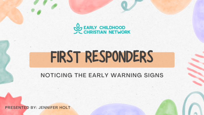 First Responders - Noticing the Early Warning Signs